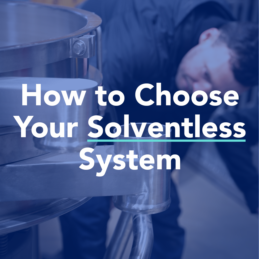 Thumbnail for blog about how to choose your solventless extraction system