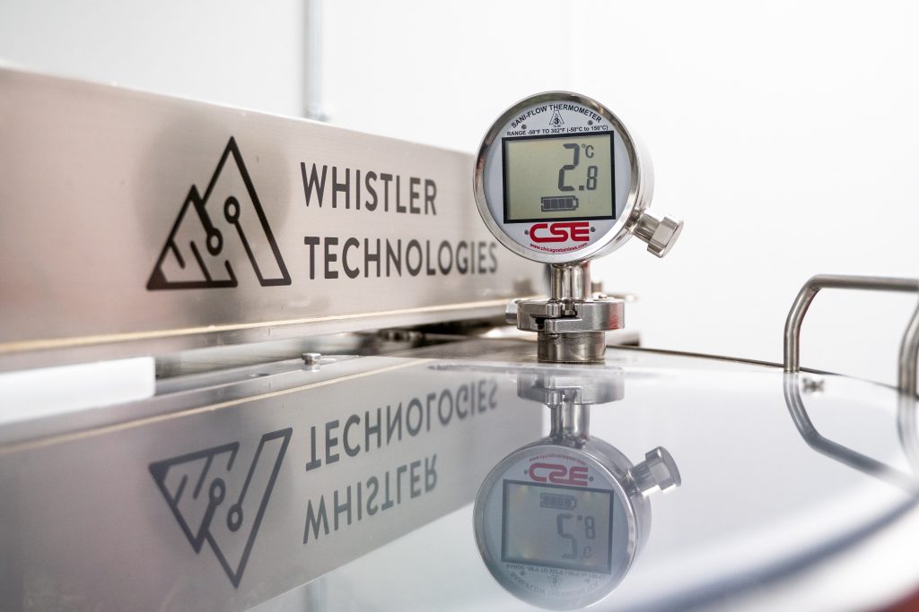 Whistler Technologies logo on WT-300 cannabis extraction system